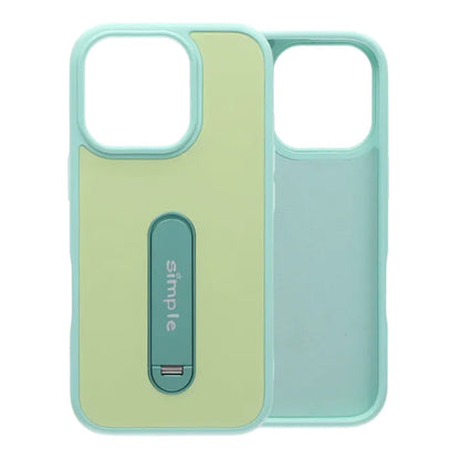 Candy Color Rotating Stand MagSafe Case For iPhone 16 Pro Max Green