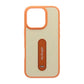 Candy Color Rotating Stand MagSafe Case For iPhone 16 Pro Max Orange