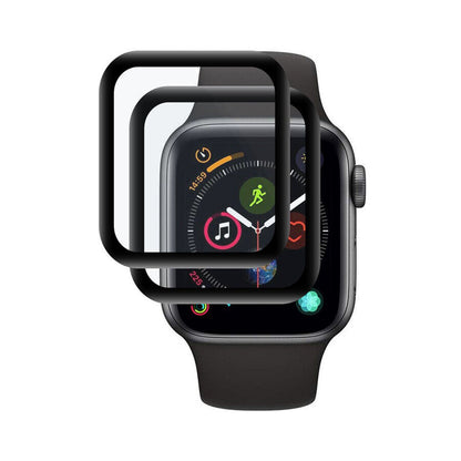 Screen Protector Apple Watch SE 2 1 40mm 3D Full Tempered Glass Black