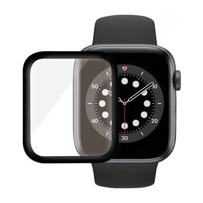 Screen Protector Apple Watch Series 6 40mm GPS+Cellular/Edition Series 6 40mm - 3D Full Tempered Glass Black