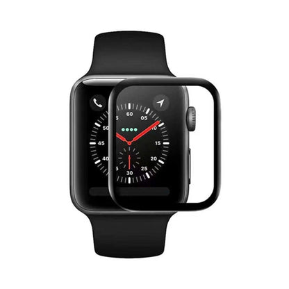 Screen Protector Apple Watch Series 8 45mm 3D Full Tempered Glass Black