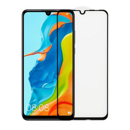 Skärmskydd Huawei P30 Lite - 3D Härdat Glas Svart Bulk