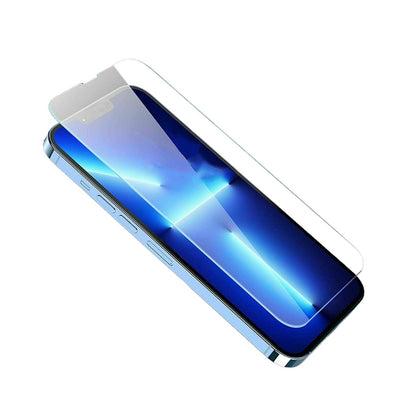 iPhone 13/13 Pro/14/16e Screen Protector - Tempered Glass Aluminum 2.5D Transparent