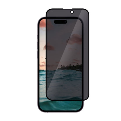 Screen Protector iPhone 15 Pro-Full Cover Privacy Tempered Glass(bulk)