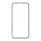Screen Protector iPhone 15, 16- 3D Tempered Glass Black