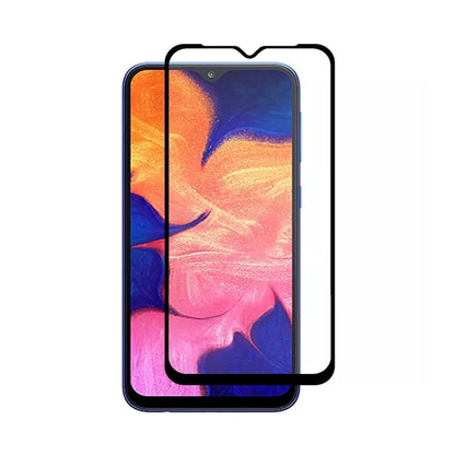Skärmskydd Samsung A10 - 3D Härdat Glas Svart Bulk
