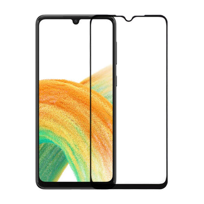 Skärmskydd Samsung A33 5G - 3D Härdat Glas Svart Bulk