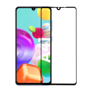 Skärmskydd Samsung A41 - 3D Härdat Glas Svart miljö