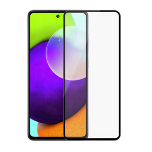Skärmskydd Samsung A52 - 3D Härdat Glas Svart