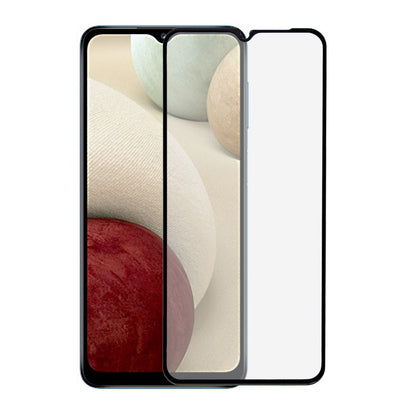 Skärmskydd Samsung Galaxy A03s - 3D Härdat Glas Svart Bulk