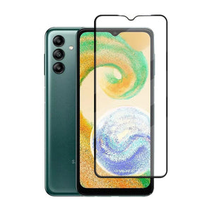 Skärmskydd Samsung Galaxy A04s - 3D Härdat Glas - Svart Bulk