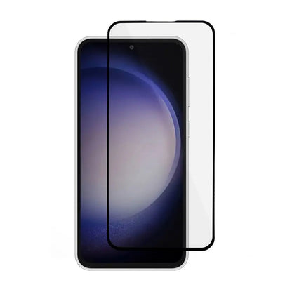 Screen Protector Galaxy S23 FE- FUll Cover Silk Screen Tempered Glass(Bluk)