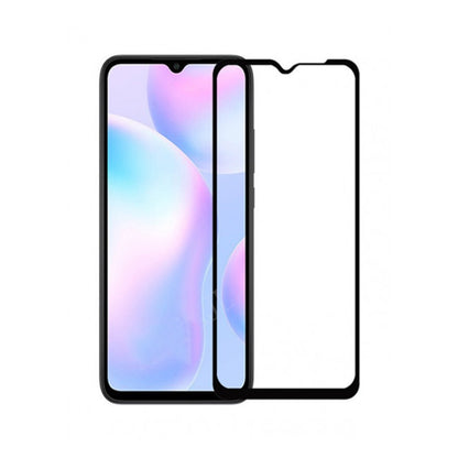 Skärmskydd Xiaomi Redmi 9A - 3D Härdat Glas Svart