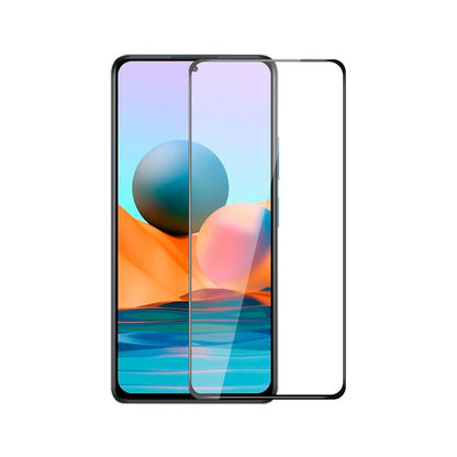 Skärmskydd Xiaomi Redmi Note 10S - 3D Härdat Glas Svart Bulk