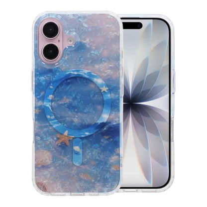 Dreamy Ocean MagSafe Phone Case For iPhone 17 Blue