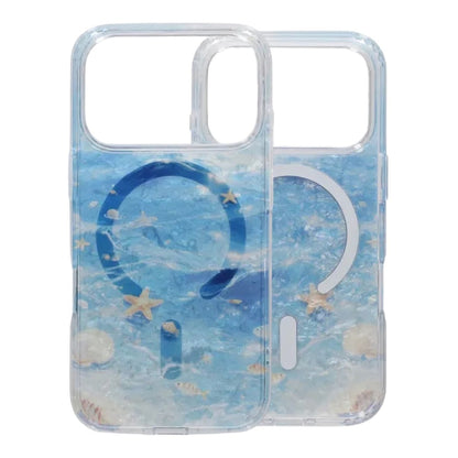 Dreamy Ocean MagSafe Phone Case For iPhone 17 Pro Max Blue