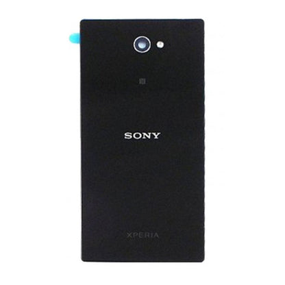 Sony Xperia M2 D2303 Back Cover Black With Adhesive