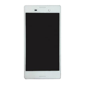 Sony Xperia M4 Aqua Skärm med LCD Display + Ram - Vit