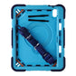 3 Layers multi functional  Laptop Case For iPad 11 2025/10 10.9 2022 Blue (with hand strap)