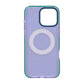 Iridescent Shockproof Case with 360 degree Rotatable Kickstand For iPhone 16 Pro Purple