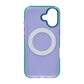 Iridescent Shockproof Case with 360-degree Rotatable Kickstand For iPhone 17 Purple