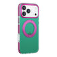 Iridescent Shockproof Case with 360 degree Rotatable Kickstand For iPhone 17 Pro Green