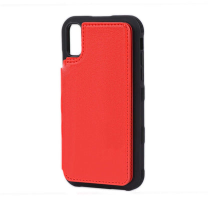Stöttåligt Skal Kortfack G-SP iPhone X/XS - Röd
