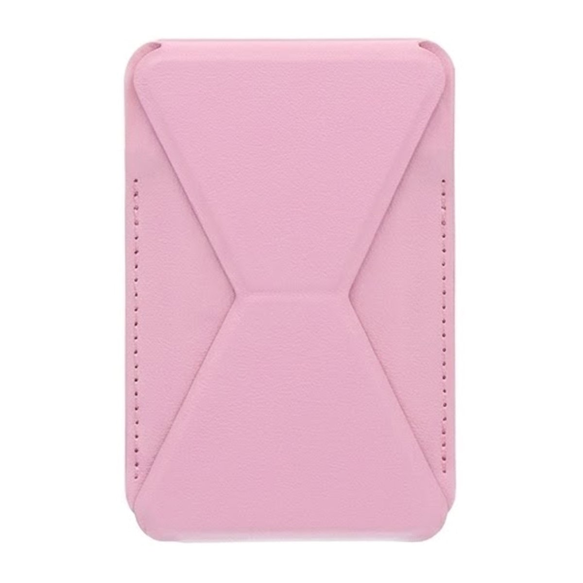 Foldable Ultra Thin Magnetic Cardholder Phone Kickstand Dark Pink