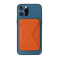 Foldable Ultra Thin Magnetic Cardholder Phone Kickstand Orange