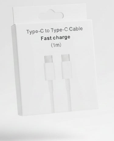 Kabel 60w USB-C till USB-C 1M