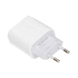 USB A to Lightning + USB Charger 2.4A - White