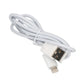 USB A to Lightning + USB Charger 2.4A - White