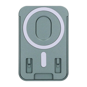 Utfällbar korthållare med MagSafe och stativ - Grön