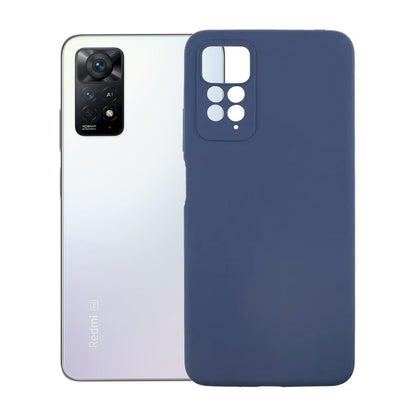 Xiaomi Redmi Note 11 Pro Silikonskal med Kameraskydd - Blå