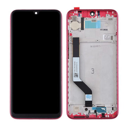 Xiaomi Redmi Note 7 Skärm med LCD Display - Röd